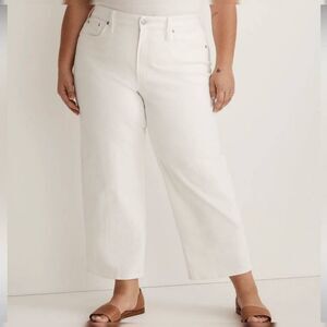 MADEWELL THE PERFECT VINTAGE WIDE-LEG CROP JEAN SIZE 14w